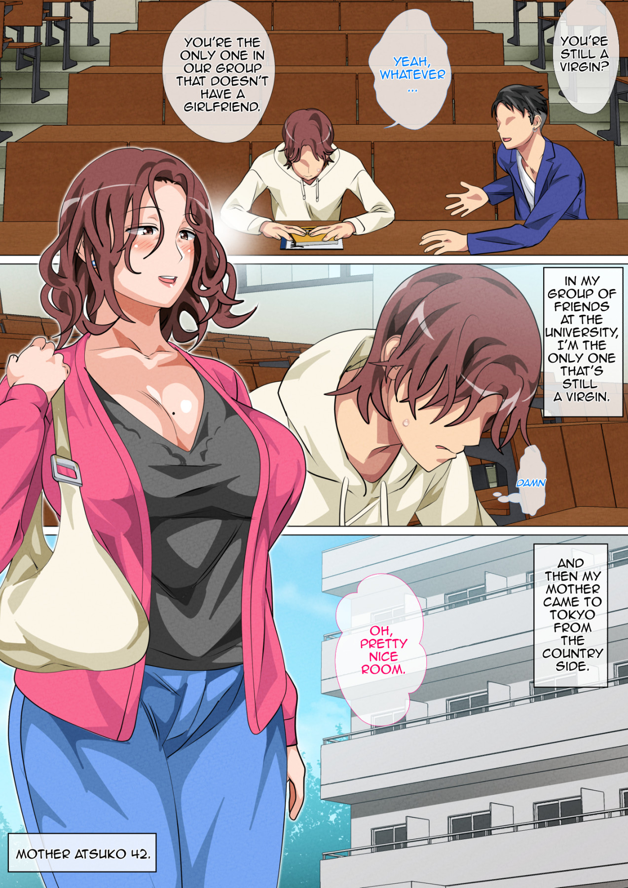 Hentai Manga Comic-Mother Visiting Her Son in Tokyo-Read-3